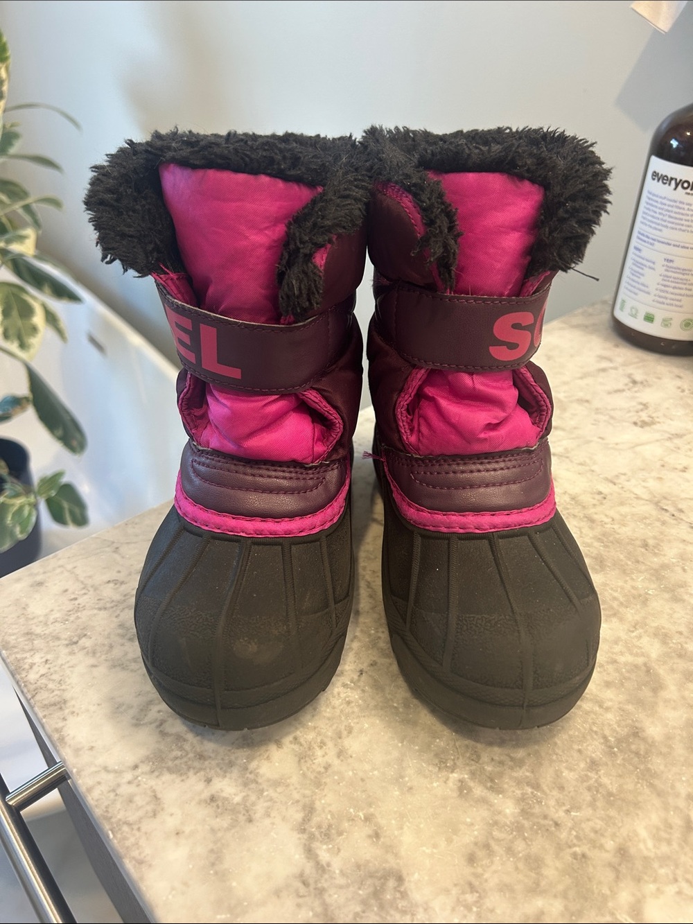 Sorel Kids pink winter boots